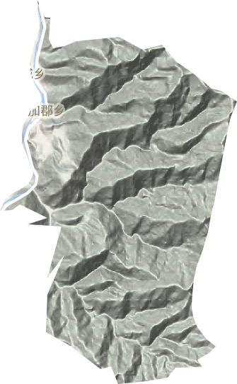 加郡鄉地形圖