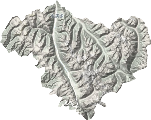 七美鄉(xiāng)地形圖