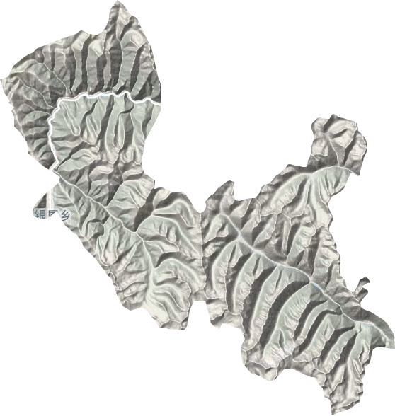 銀恩鄉地形圖