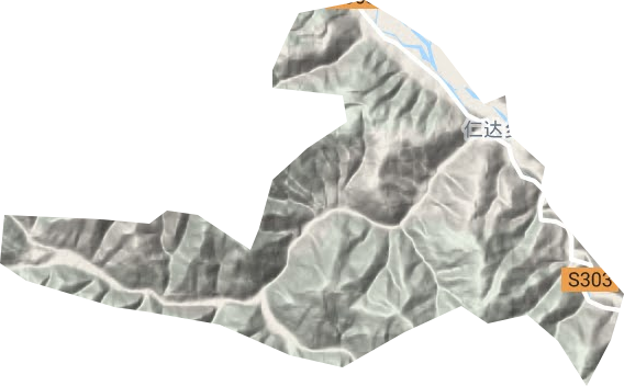 仁達(dá)鄉(xiāng)地形圖