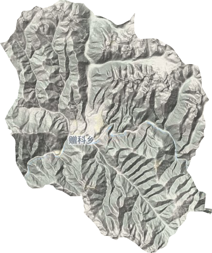 贈科鄉(xiāng)地形圖
