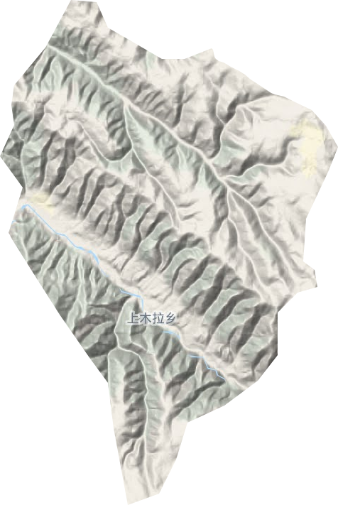 上木拉鄉地形圖