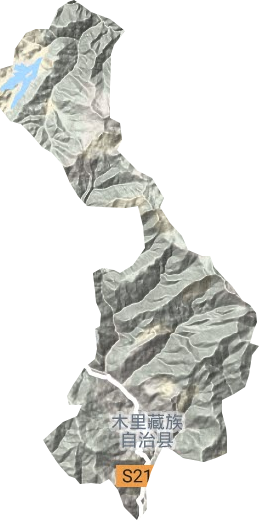 喬瓦鎮地形圖