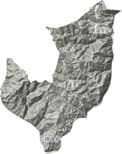 三桷椏鄉地形圖