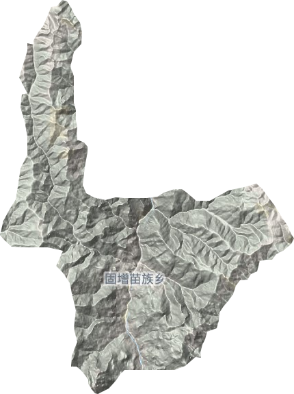 固增苗族鄉(xiāng)地形圖