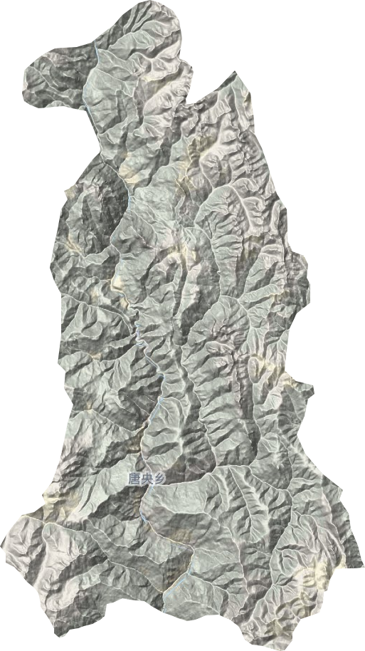 唐央鄉地形圖