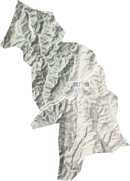 鹿廠鎮地形圖