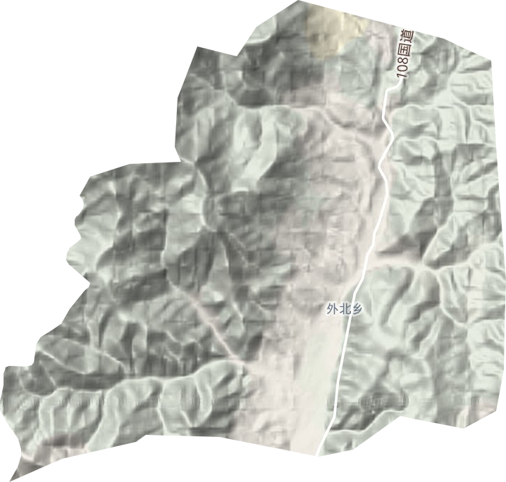 外北鄉地形圖