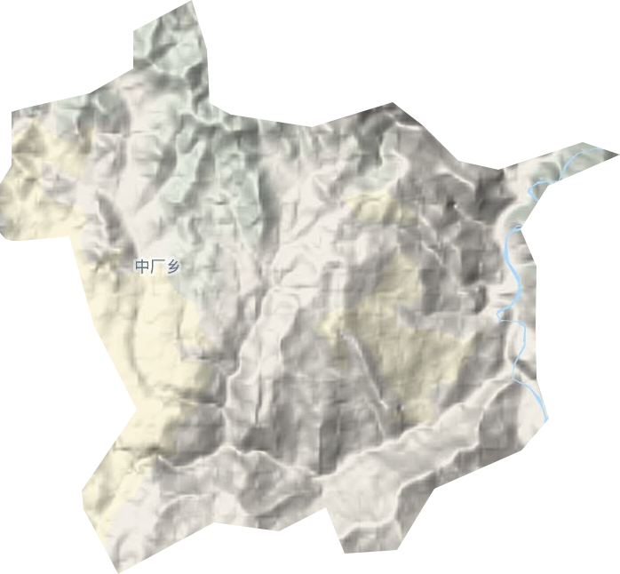 中廠鄉地形圖