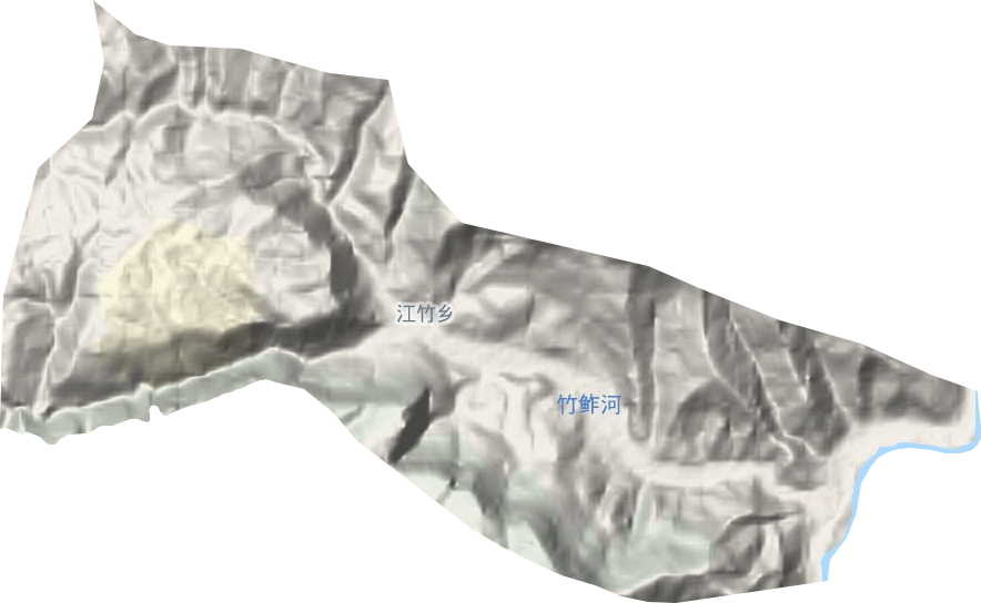 江竹鄉地形圖