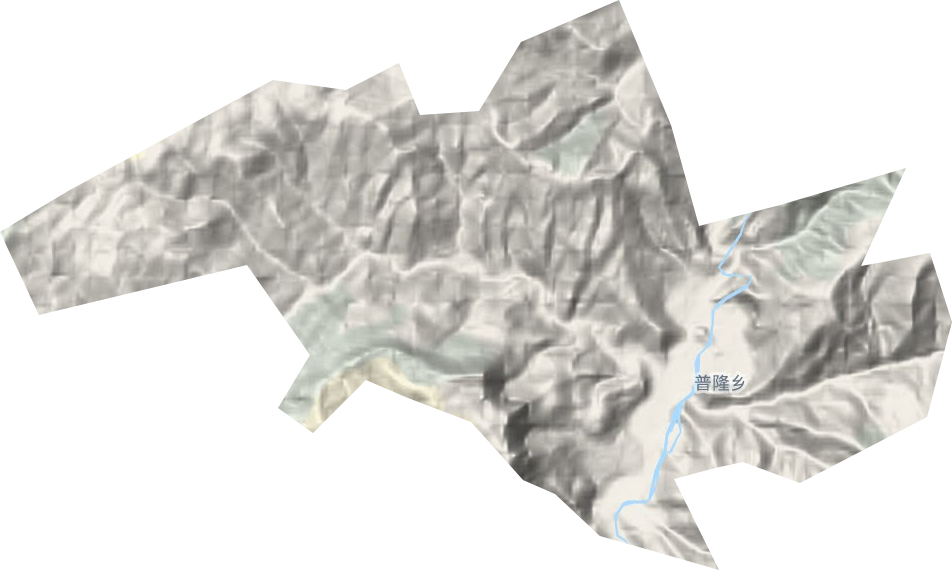 普隆鄉地形圖