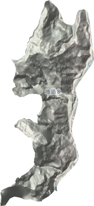 地洛鄉地形圖