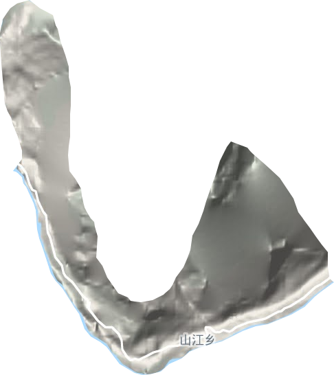 山江鄉地形圖