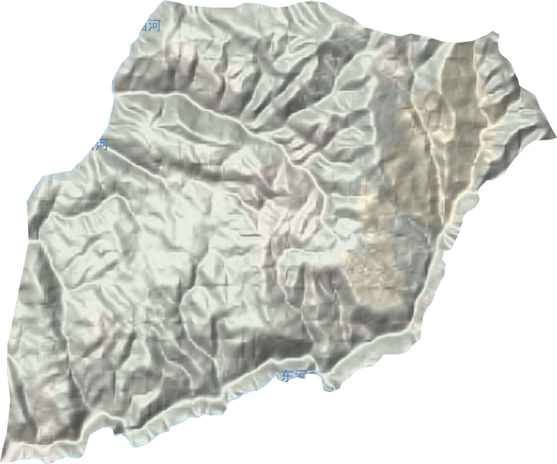 北山鄉地形圖