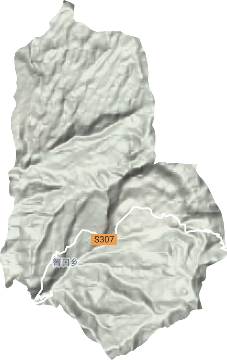 箐口鄉(xiāng)地形圖