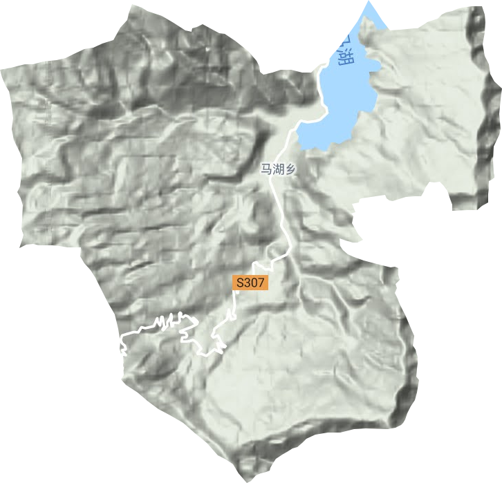 馬湖鄉(xiāng)地形圖