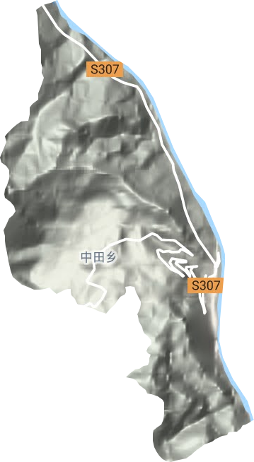 中田鄉地形圖