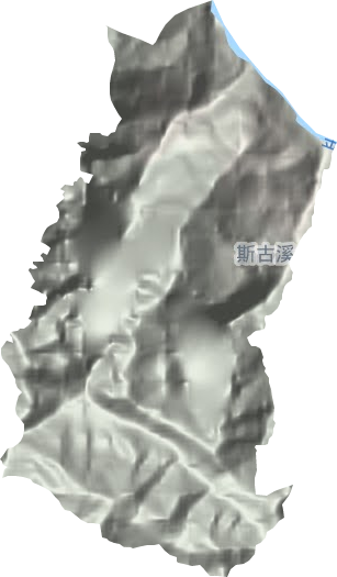 斯古溪鄉地形圖