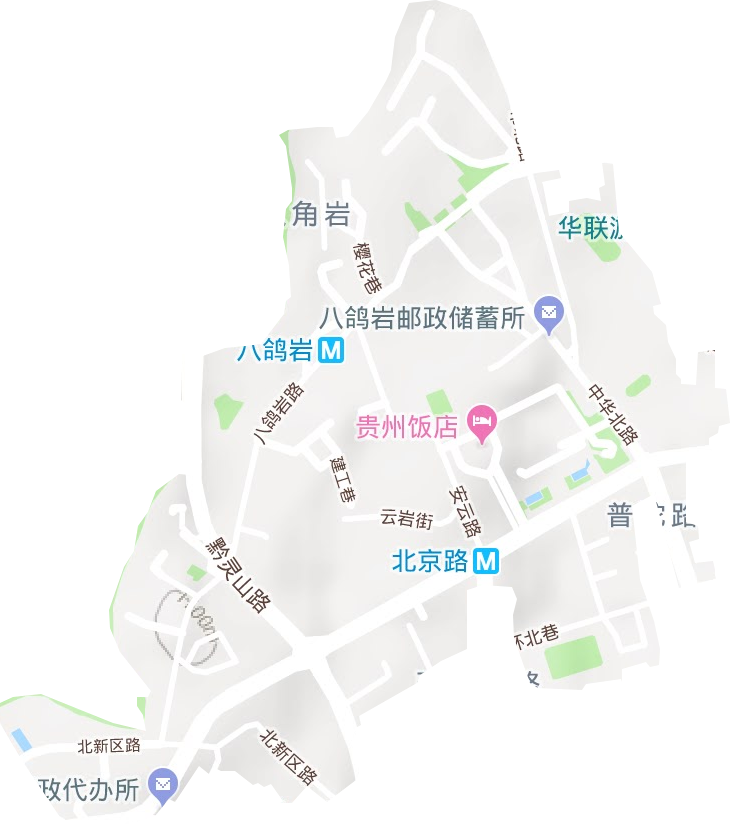 北京路社區服務中心地形圖