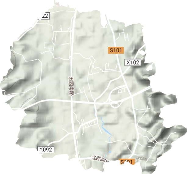 清溪社區(qū)服務(wù)中心地形圖