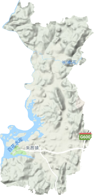 朱昌鎮地形圖