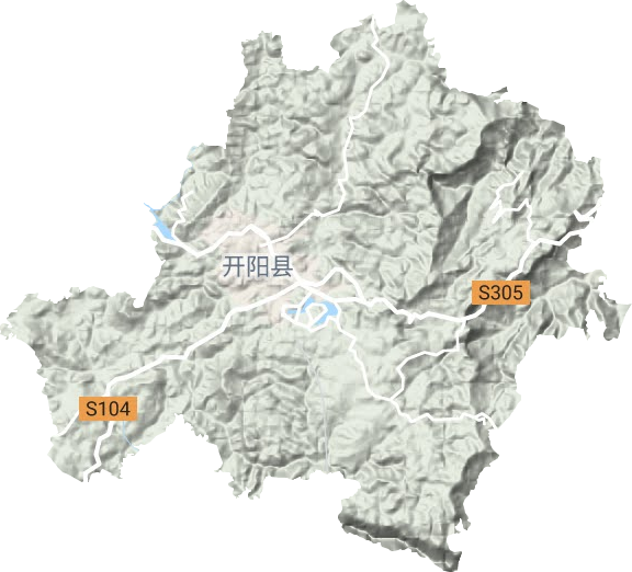 城關鎮地形圖