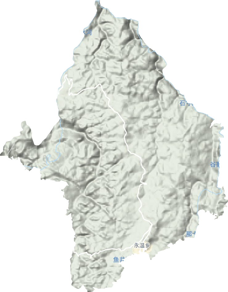 永溫鎮地形圖