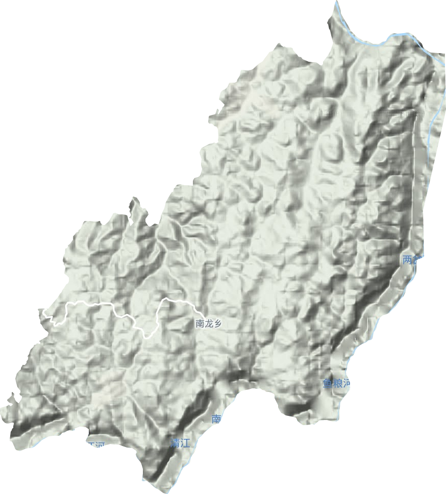 南龍鄉(xiāng)地形圖