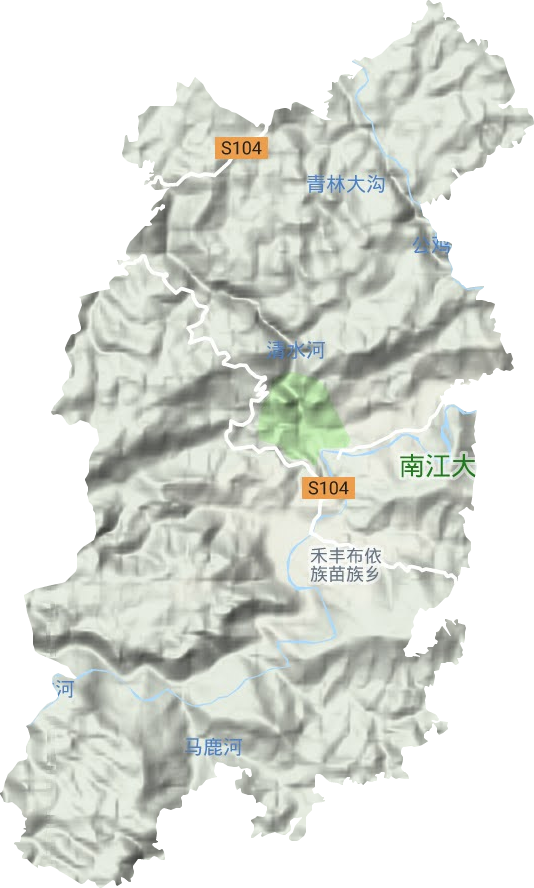 禾豐鄉地形圖