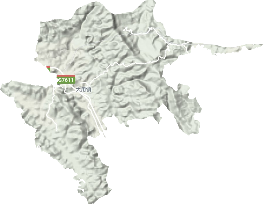 大用鎮地形圖