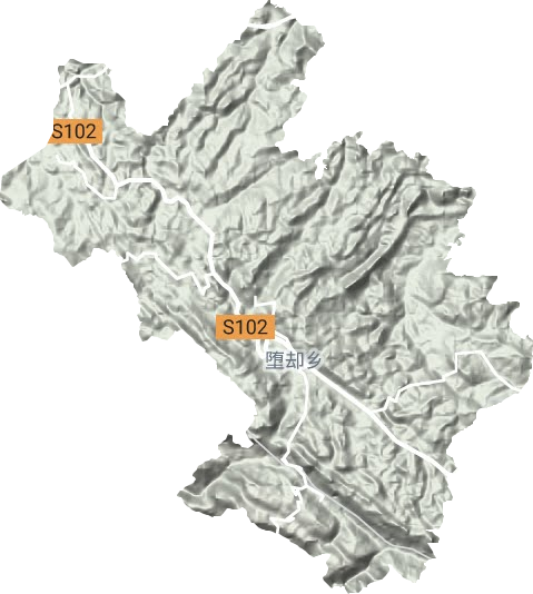 墮卻鄉地形圖