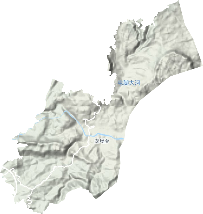 龍場(chǎng)鄉(xiāng)地形圖