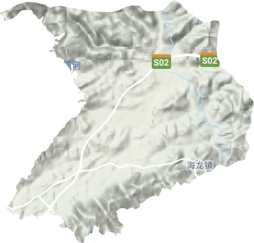 海龍鎮地形圖