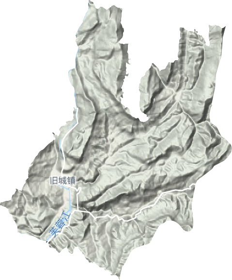舊城鎮地形圖