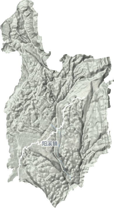 陽溪鎮地形圖