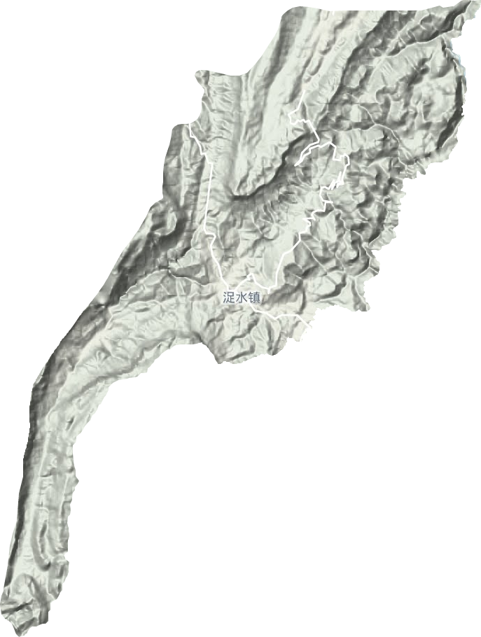 浞水鎮(zhèn)地形圖
