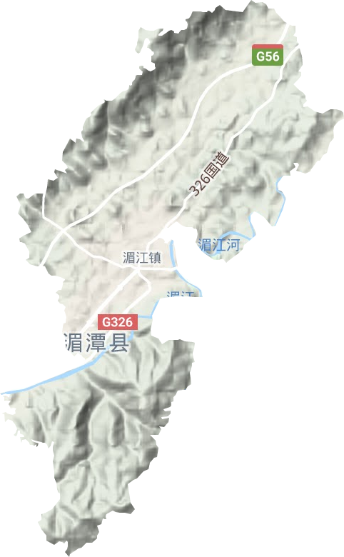 茶城街道地形圖