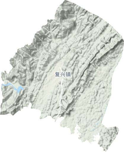 復興鎮地形圖