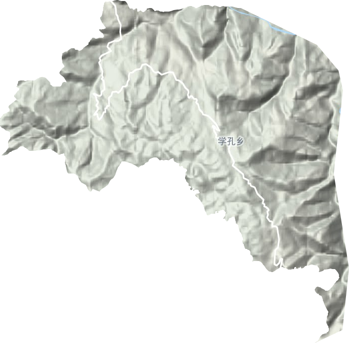 學孔鄉地形圖