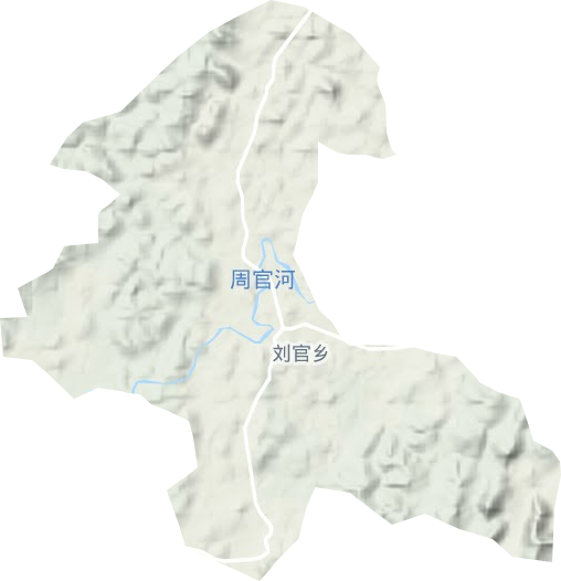 劉官鄉地形圖