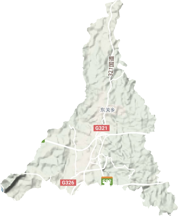 東關鄉地形圖