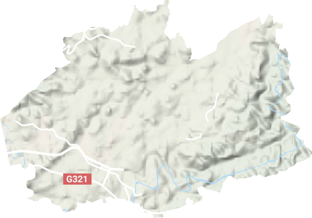 文峰辦事處地形圖