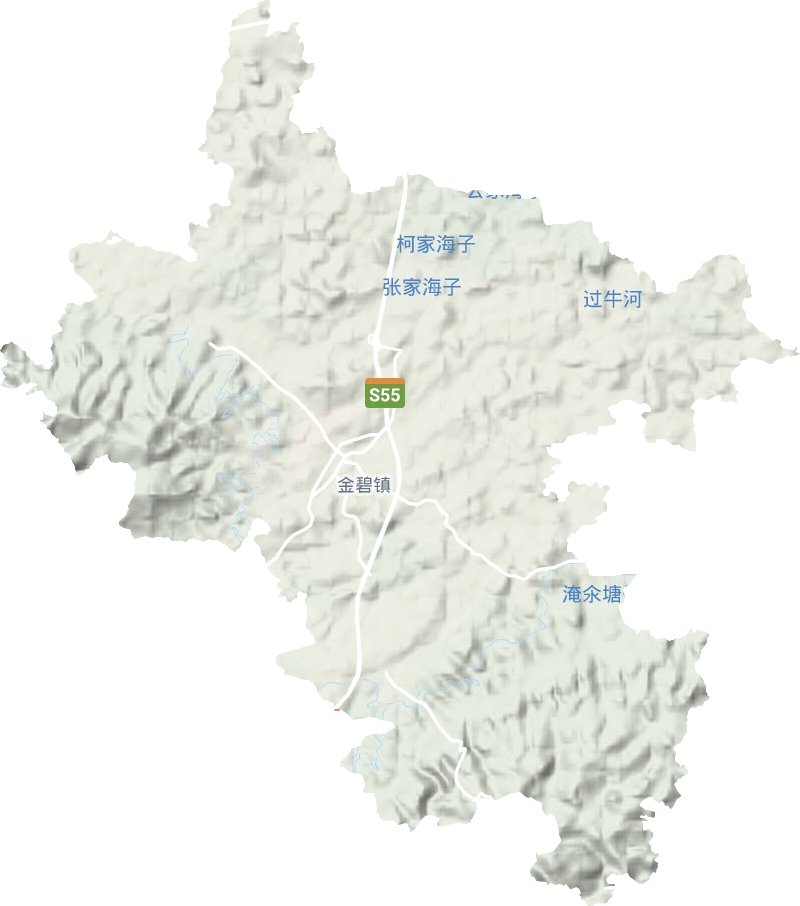 金碧鎮地形圖