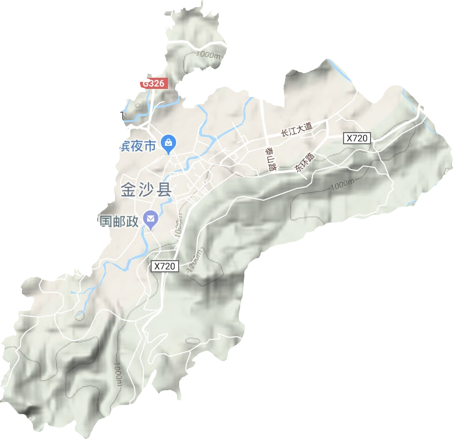 鼓場街道地形圖