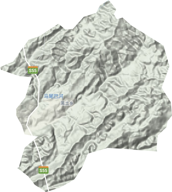黑土鄉(xiāng)地形圖