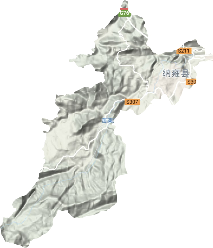 雍熙街道地形圖
