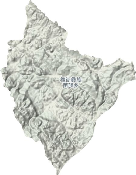 雉街鄉(xiāng)地形圖