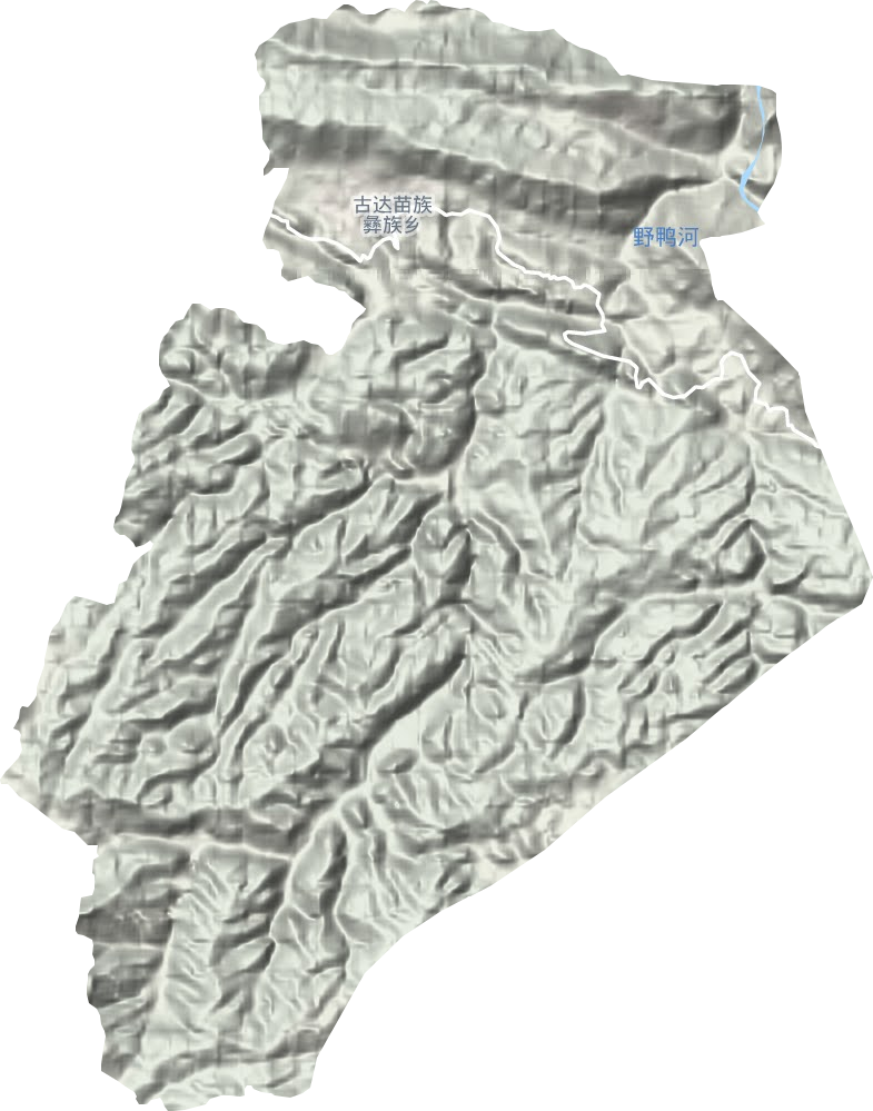 古達鄉地形圖
