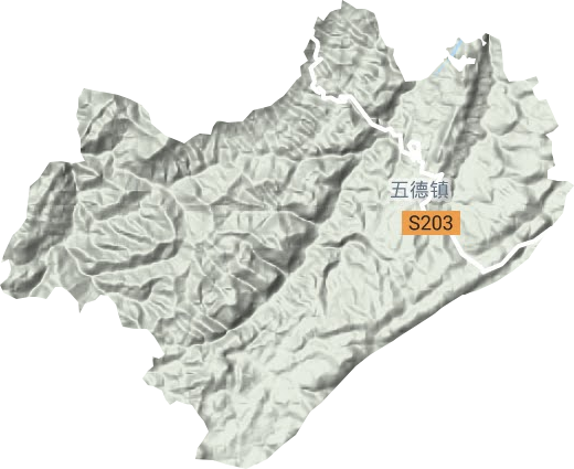 五德鎮地形圖