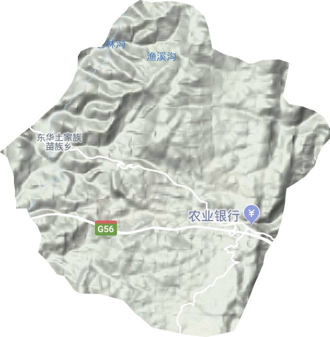 東華鄉地形圖
